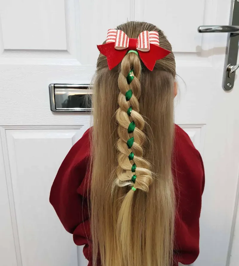Christmas Tree Hair Ideas