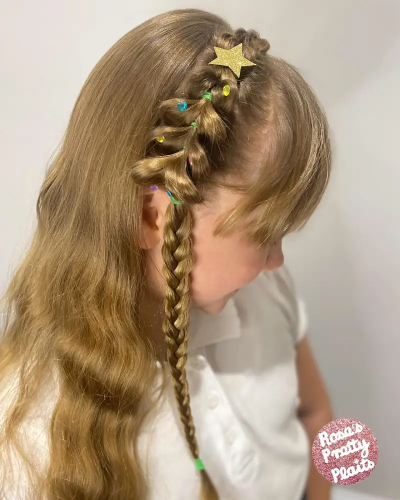 Christmas Tree Hair Ideas