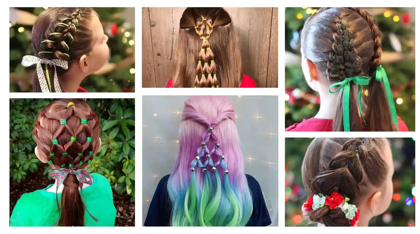 Christmas Tree Hair Ideas
