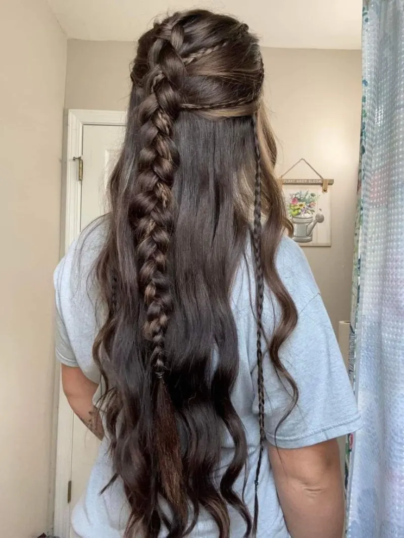 Elegant Boho Braid Cowgirl Hairstyles