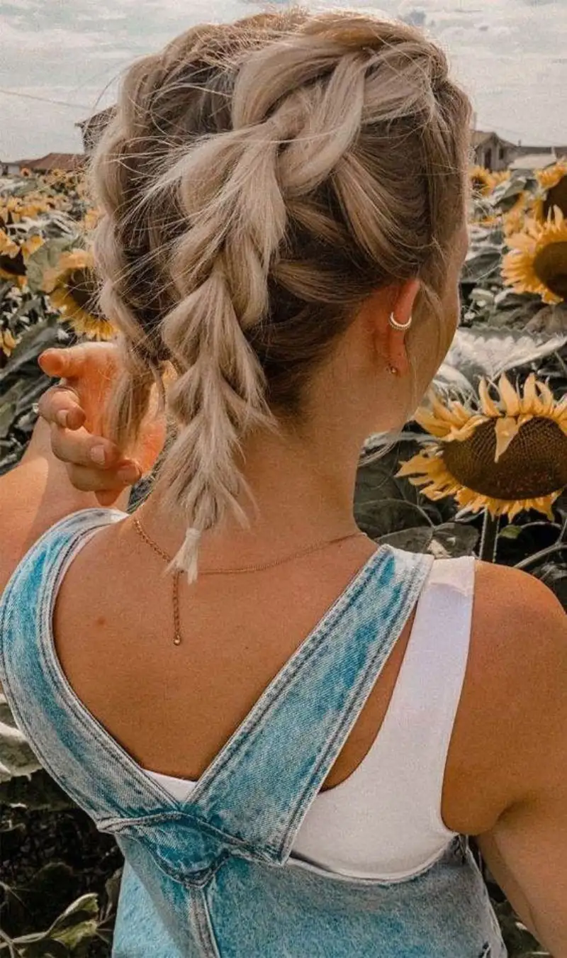 Braided Updo Ponytail Cowgirl Hairstyles