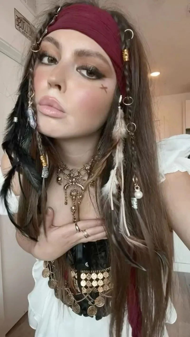 Bohemian Headband Braid Cowgirl Hairstyles
