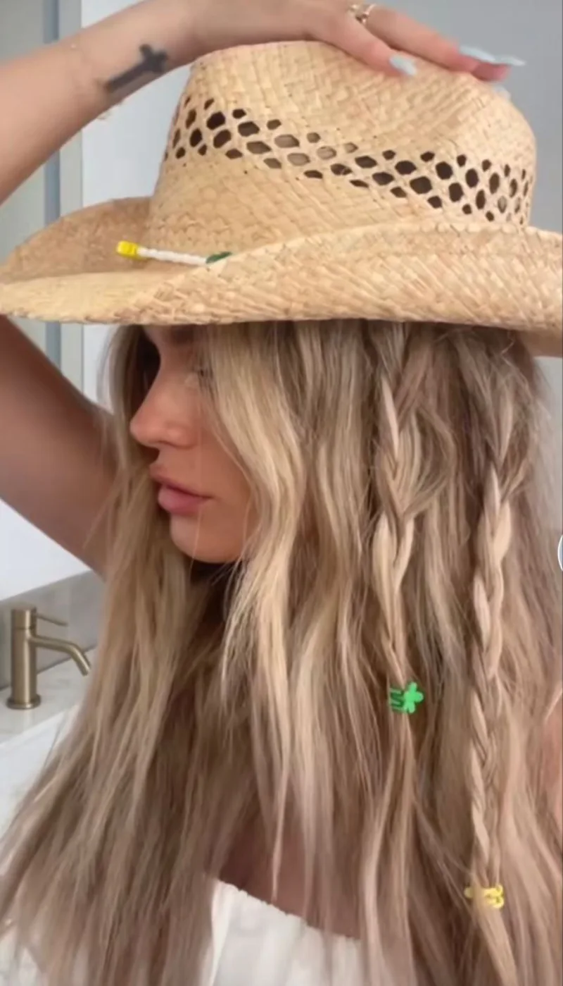 Boho Beachy Waves Cowgirl Hairstyles