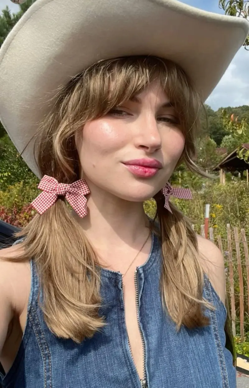 Retro Cowgirl Bangs Cowgirl Hairstyles