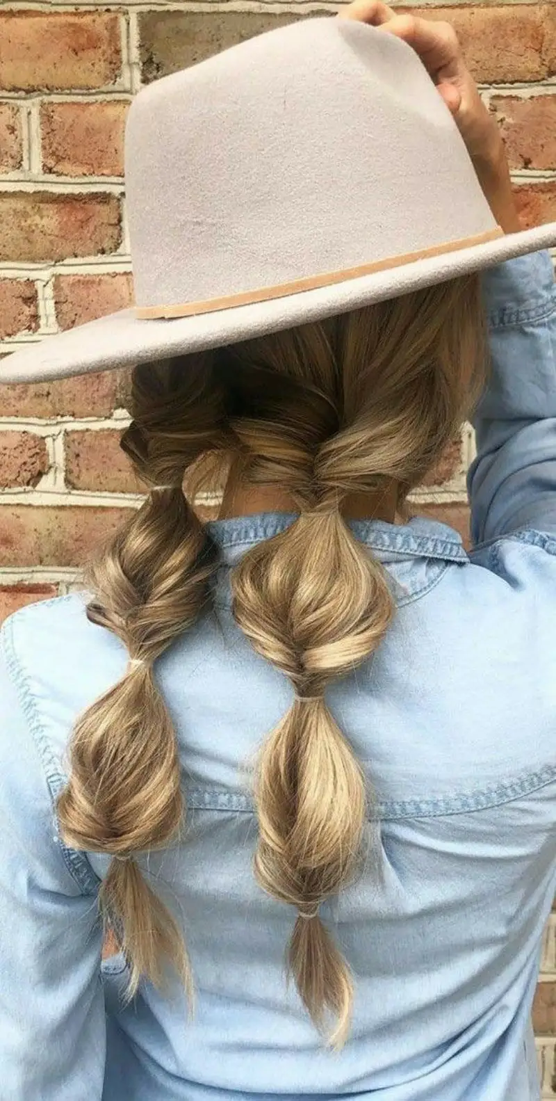 Double Bubble Ponytail Cowgirl Hairstyles
