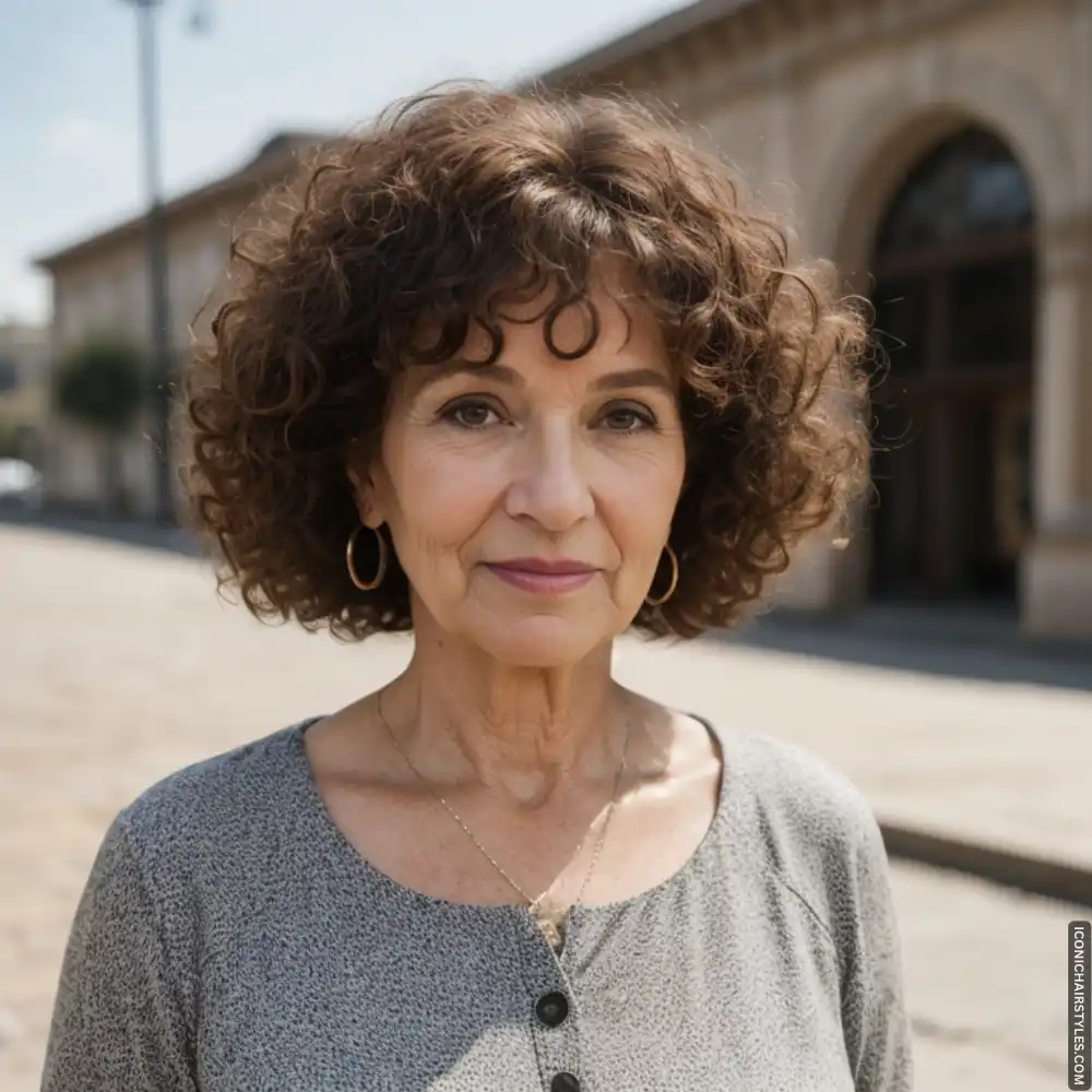 Curly Hairstyles Over 60