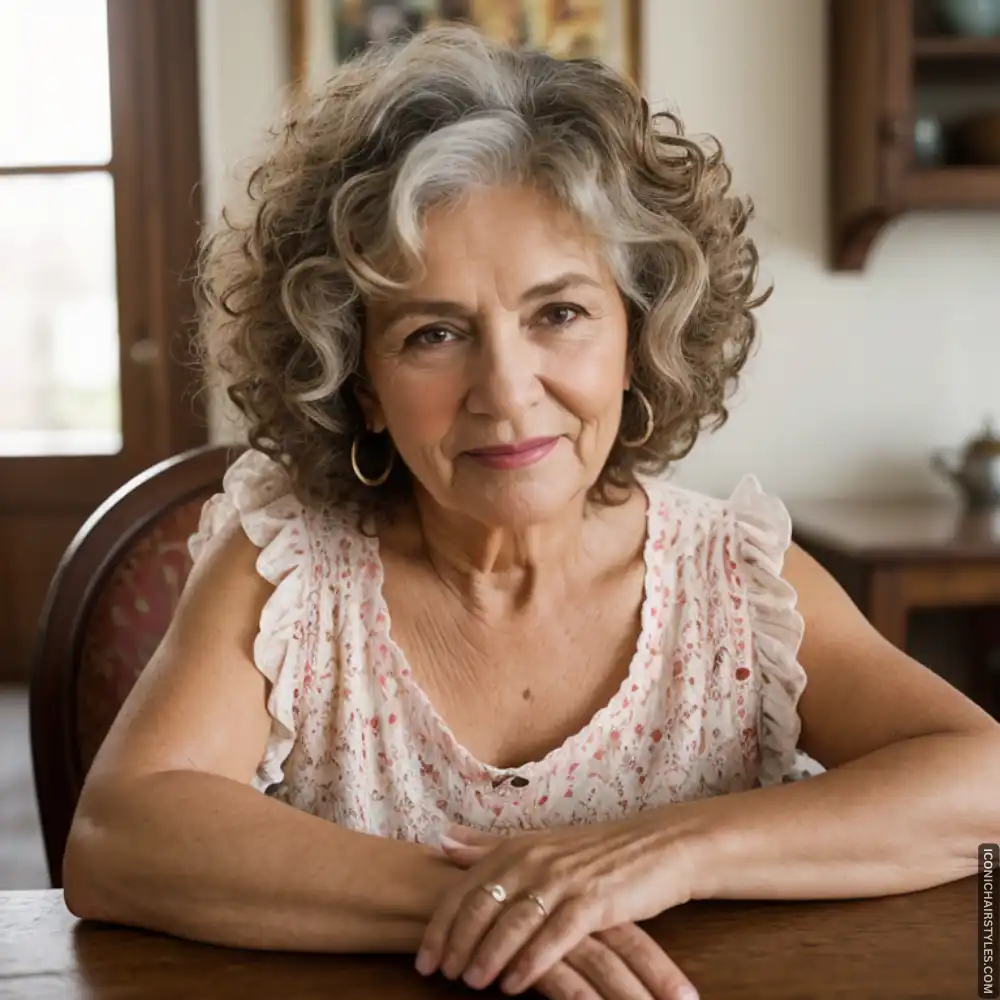 Curly Hairstyles Over 60