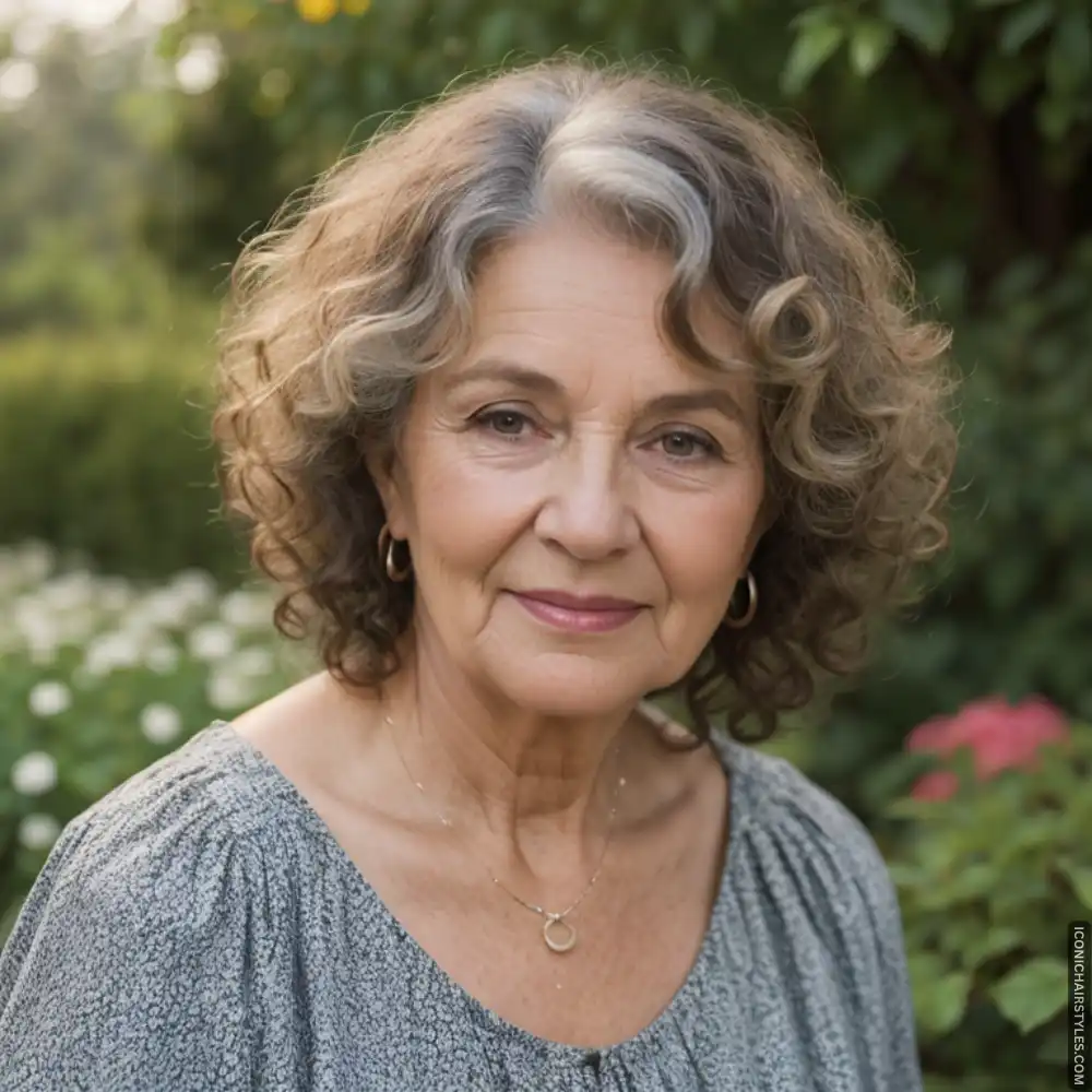 Curly Hairstyles Over 60