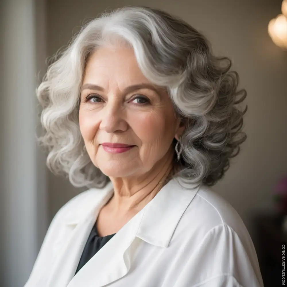 Curly Hairstyles Over 60