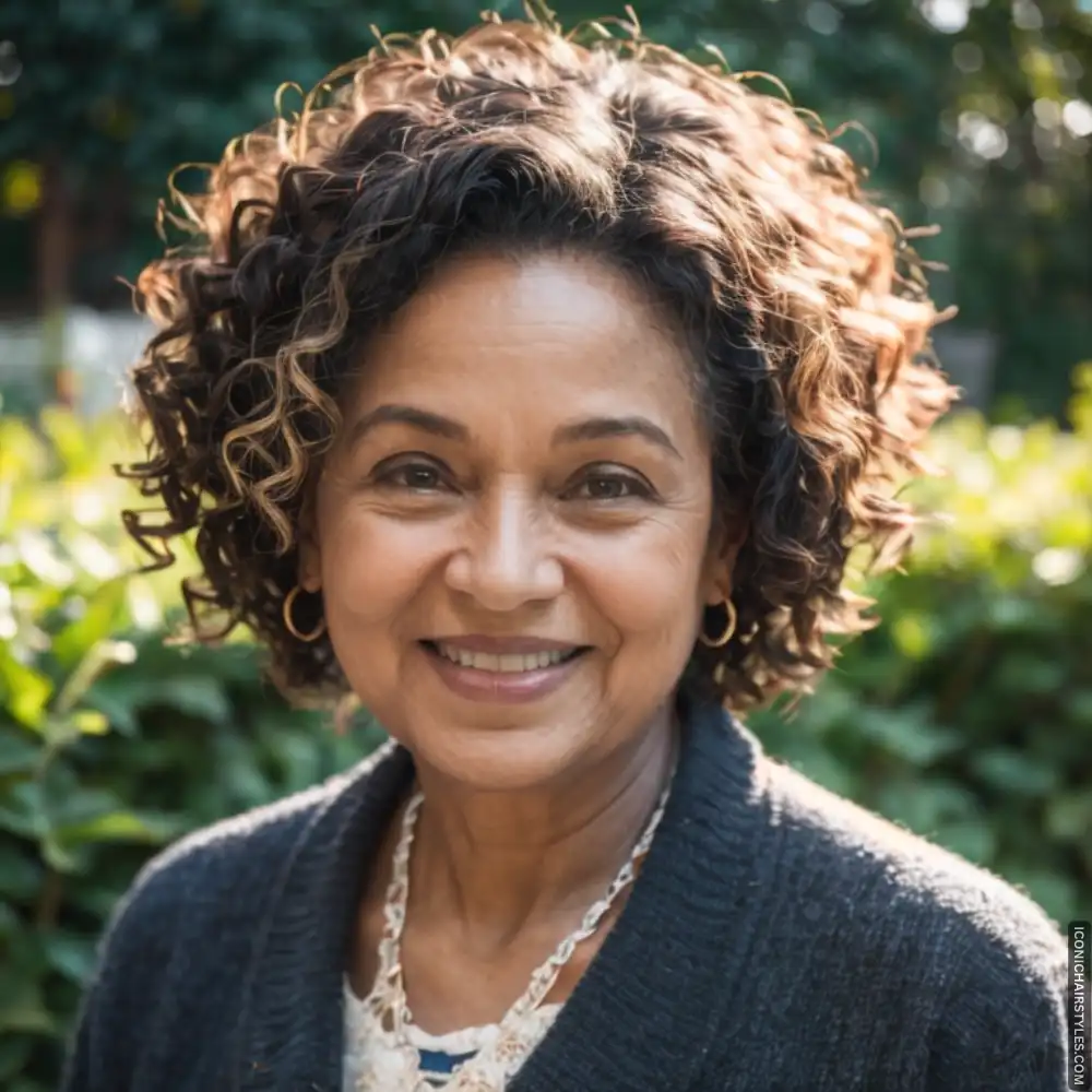 Curly Hairstyles Over 60