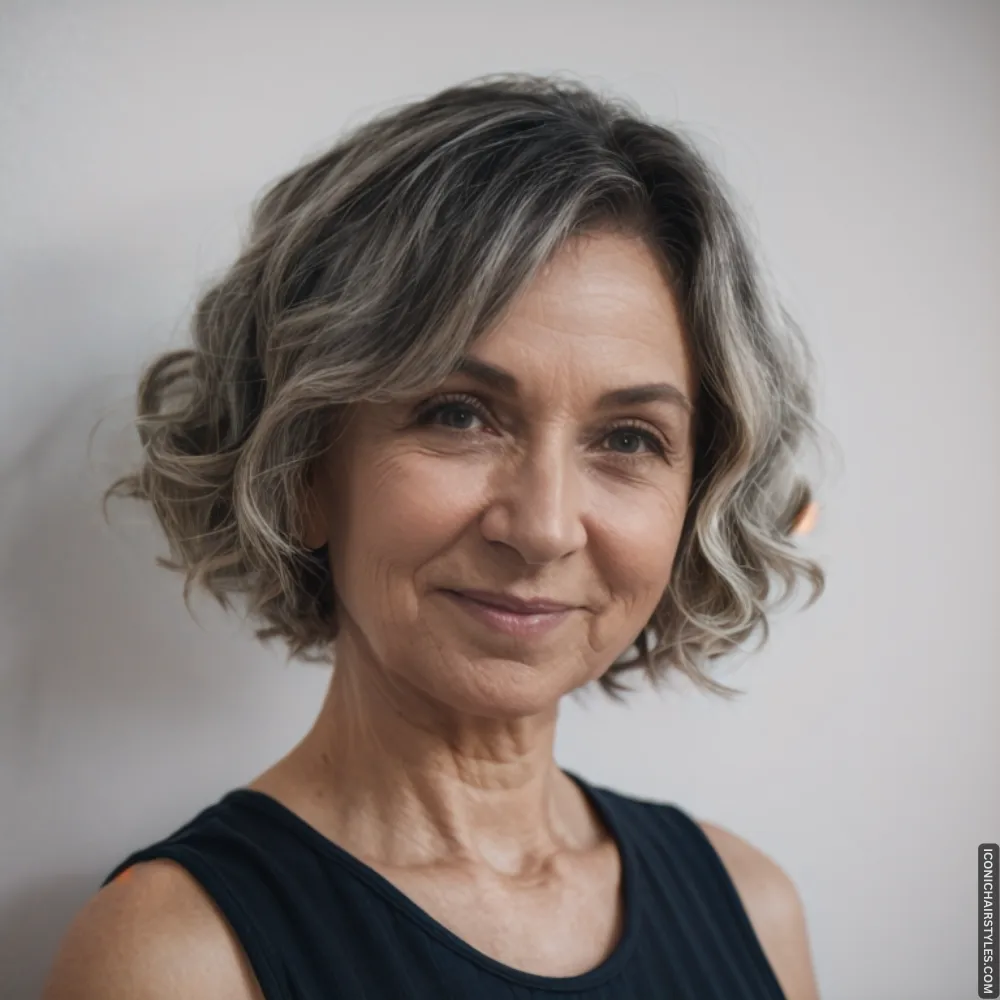 Curly Hairstyles Over 60
