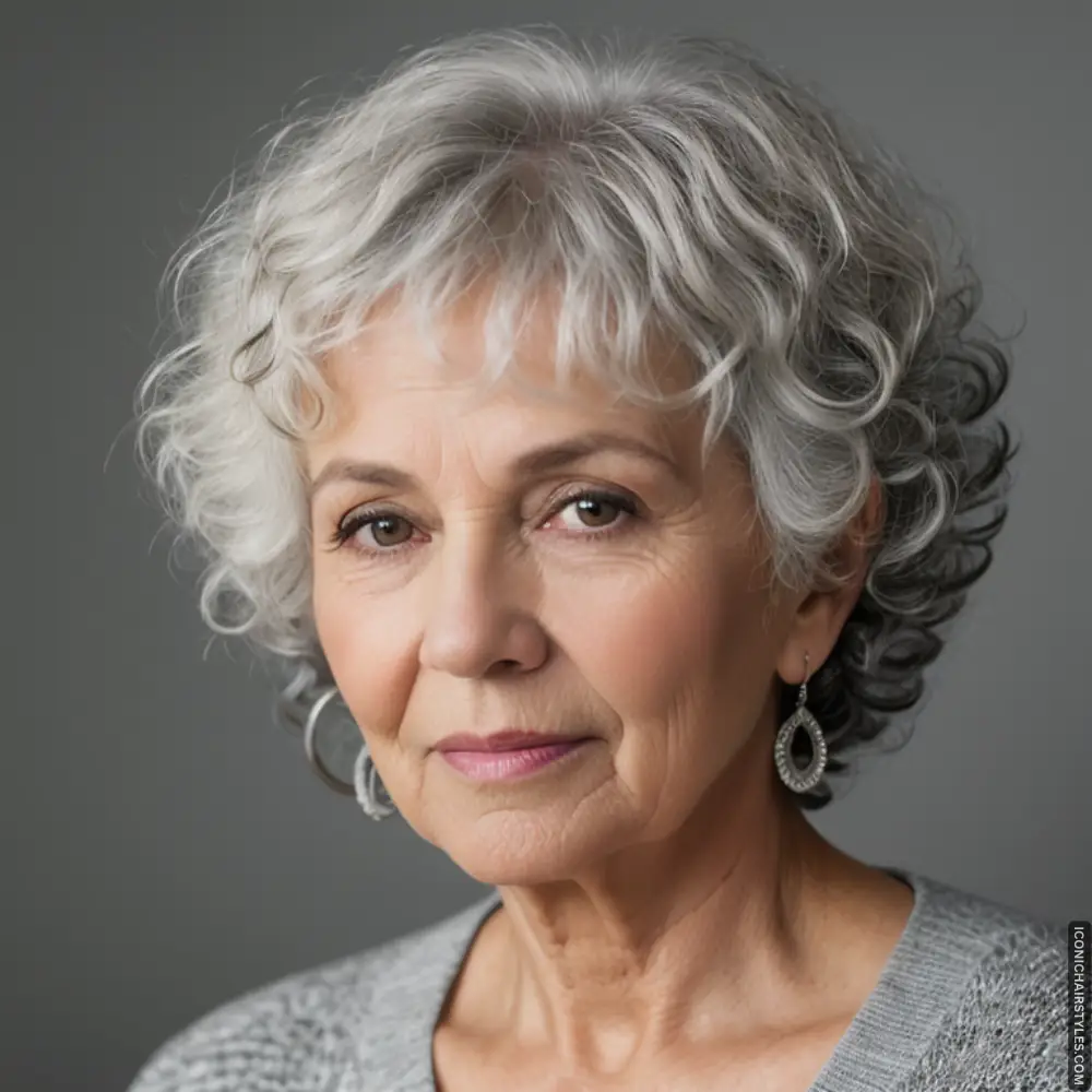Curly Hairstyles Over 60