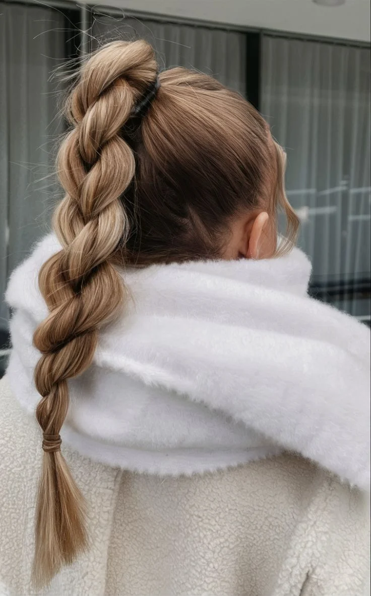 Thick Winter Side Braid