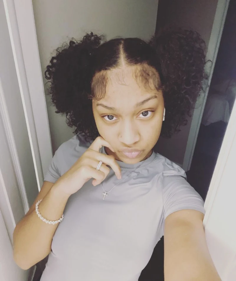 Twisted Half-Up Curly Style Hairstyle for School