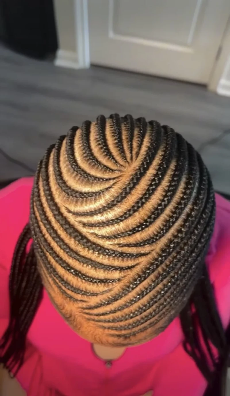 Bright Sunburst Braid Pattern