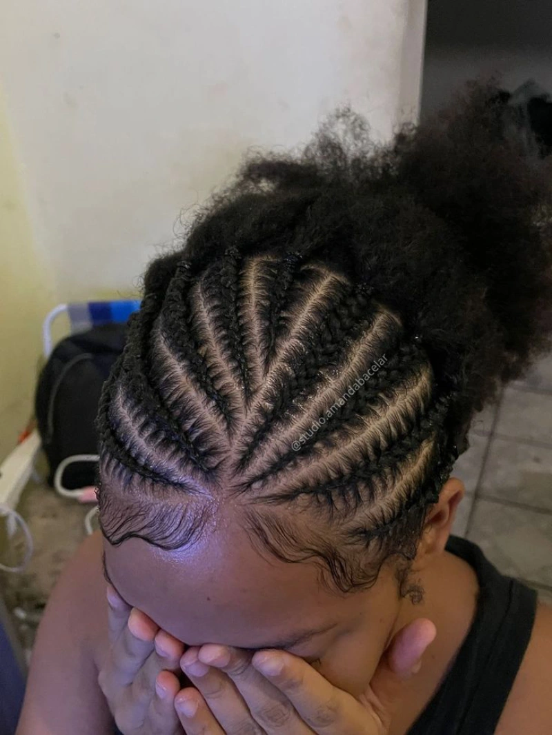 V-Shape Front with Puff
