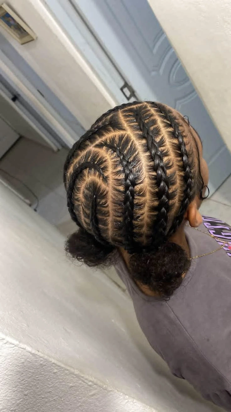 Double Swirl Low Buns