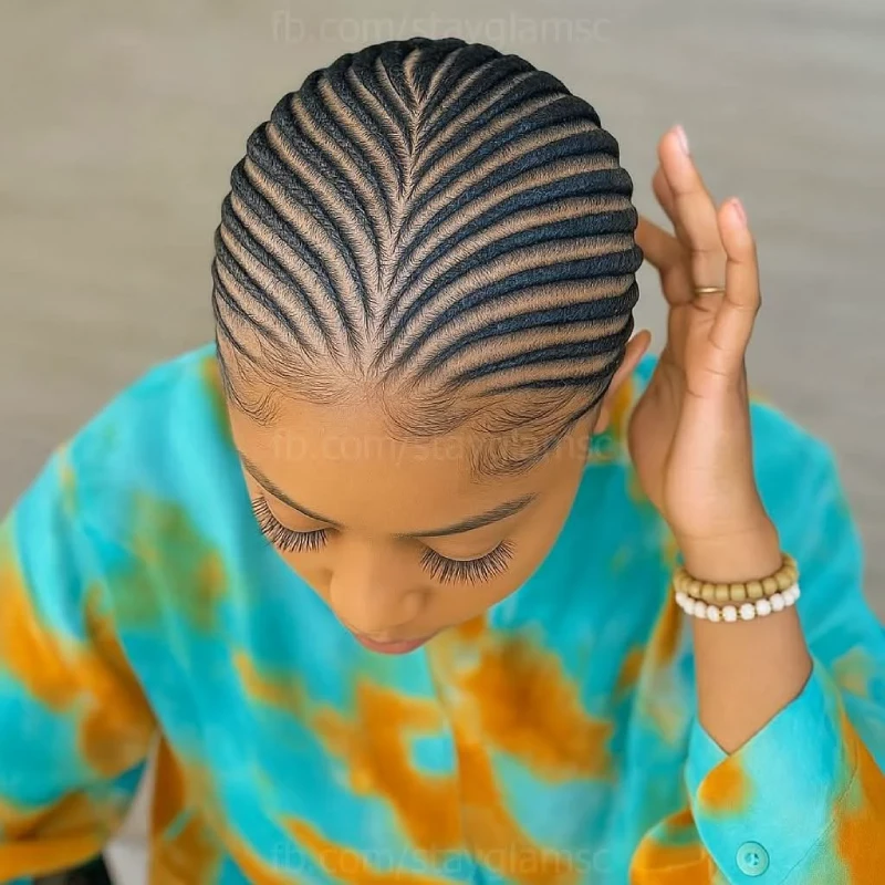 Pretty Feather Design Braids