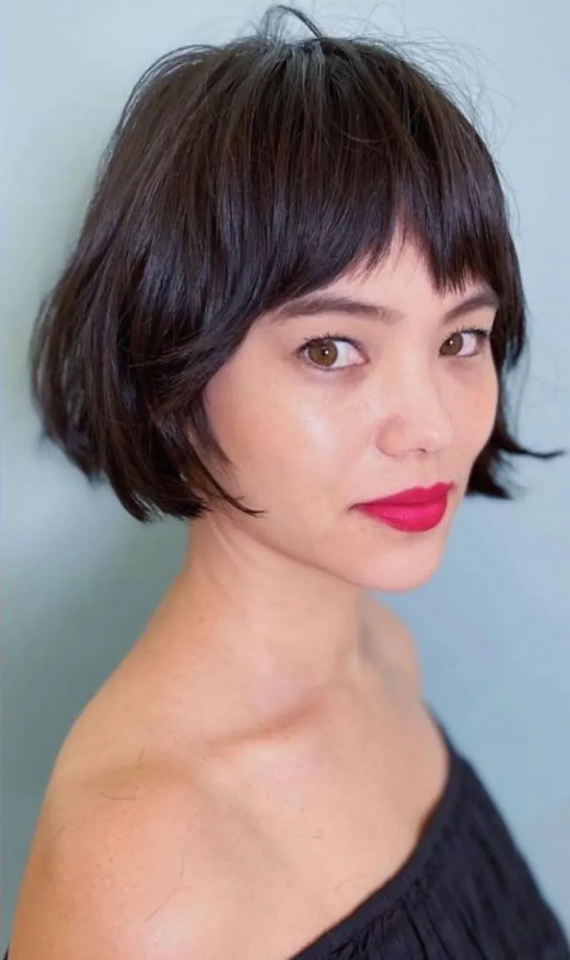 French Bob with Bangs