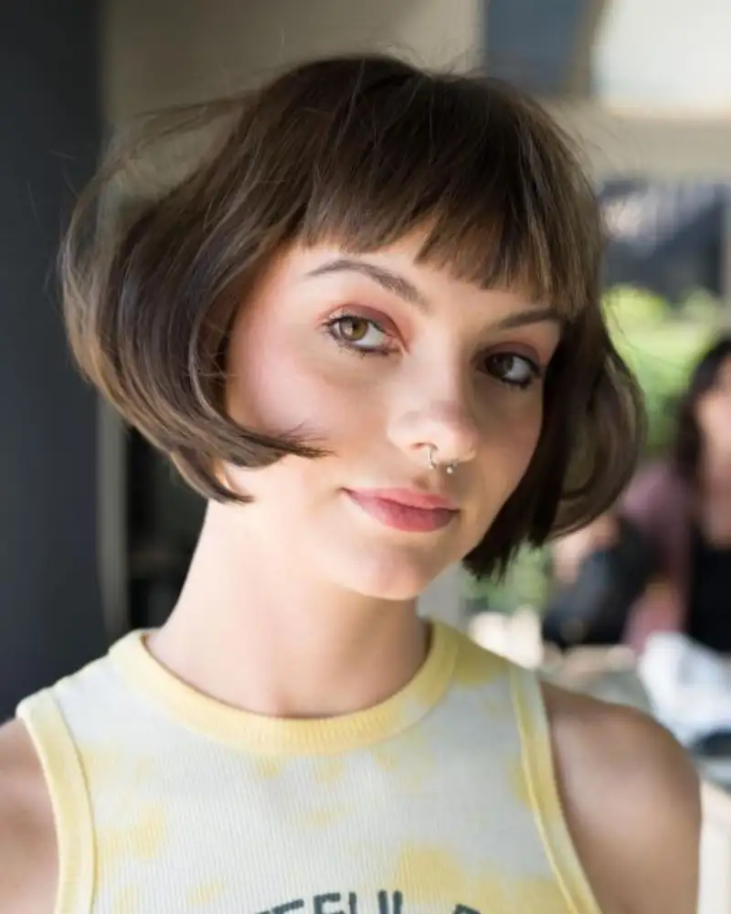 French Bob with Bangs