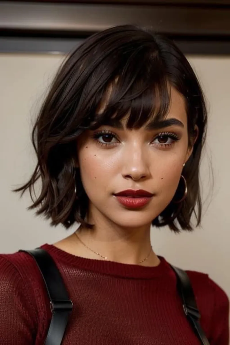 French Bob with Bangs
