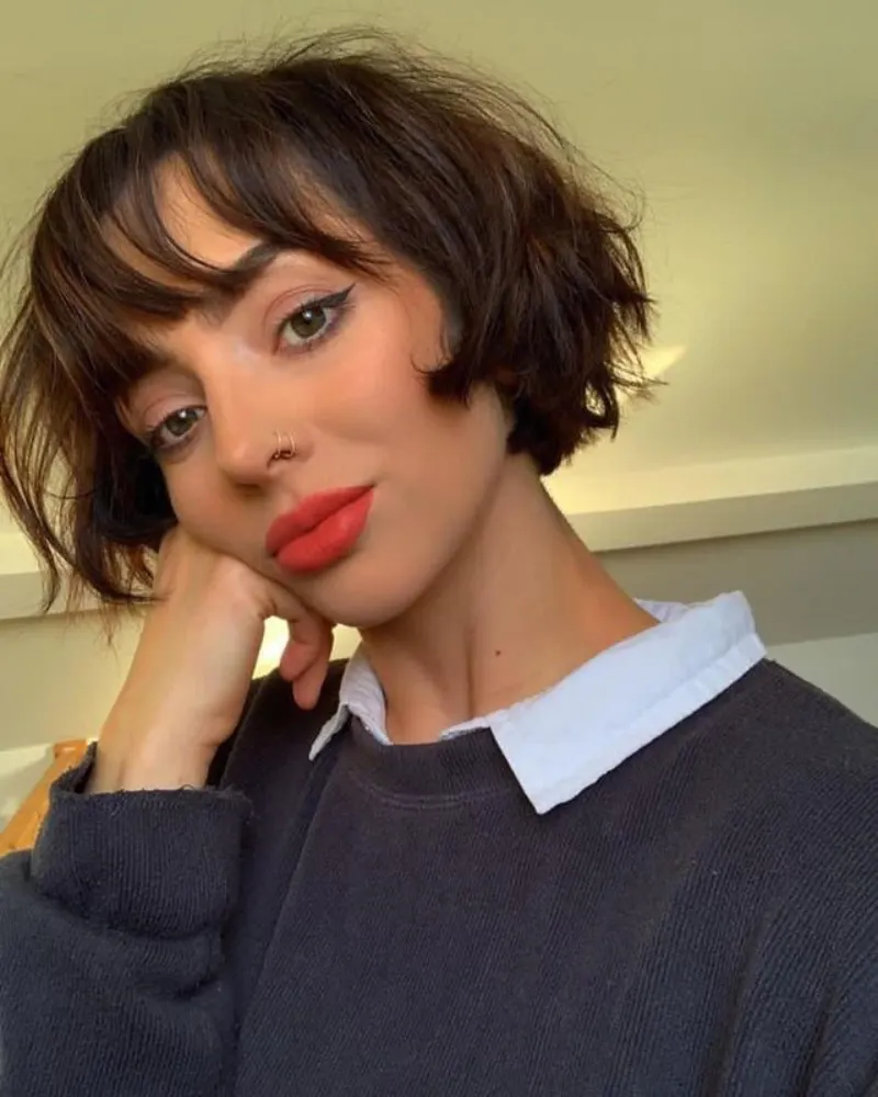 French Bob with Bangs
