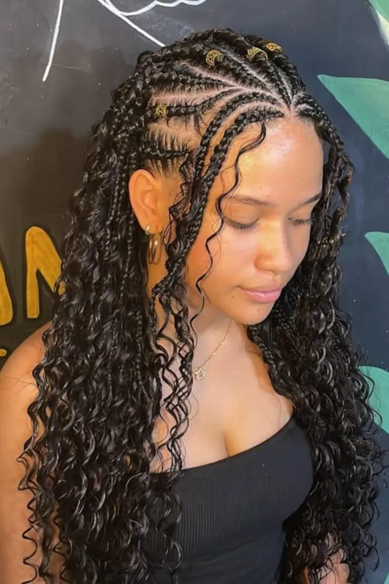 Shiny Wet Look Curls