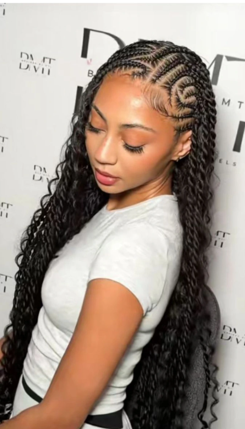 Long Dark Wavy Texture