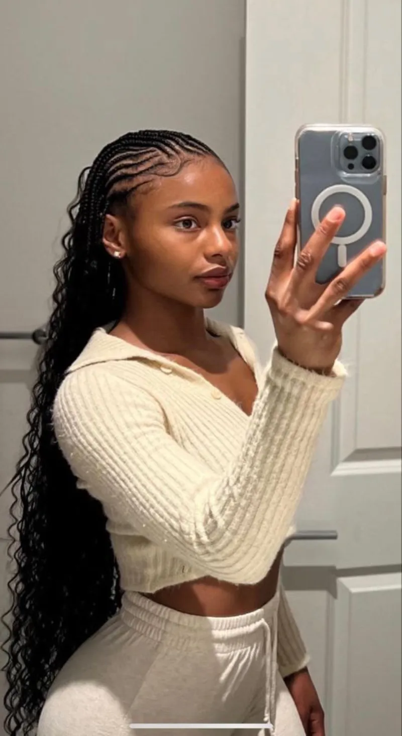 Half Up Wavy Style