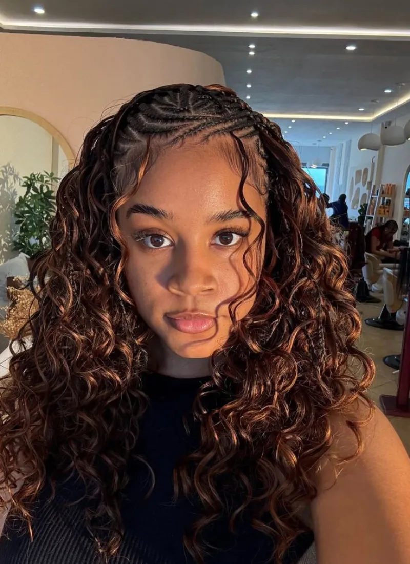 Deep Brown Bouncy Curls