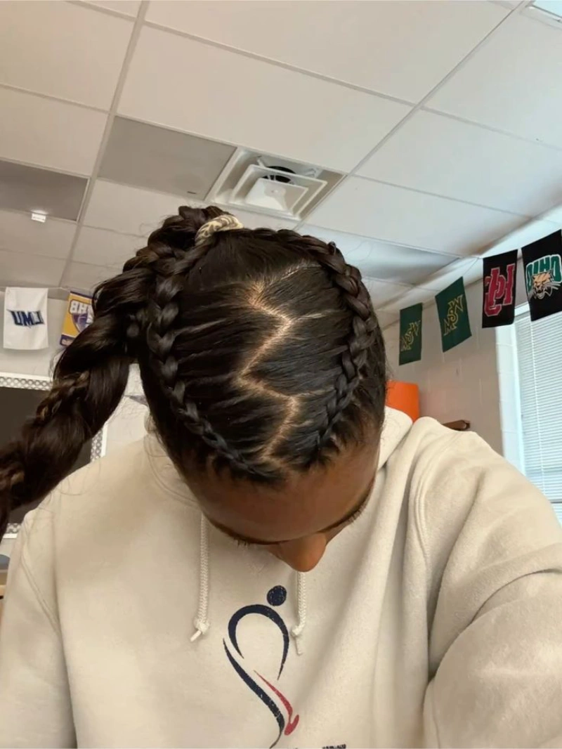 Zig Zag Braid Pony