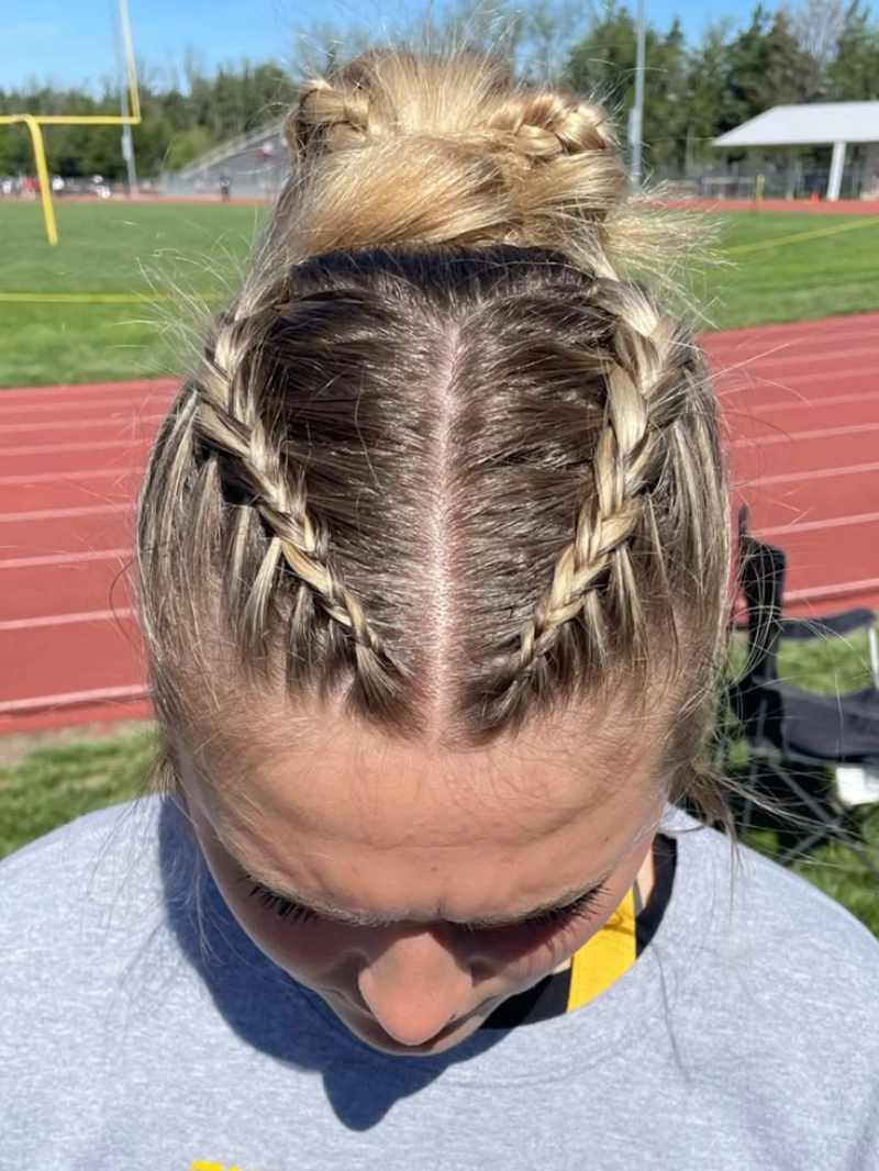 Simple Double Top Braids