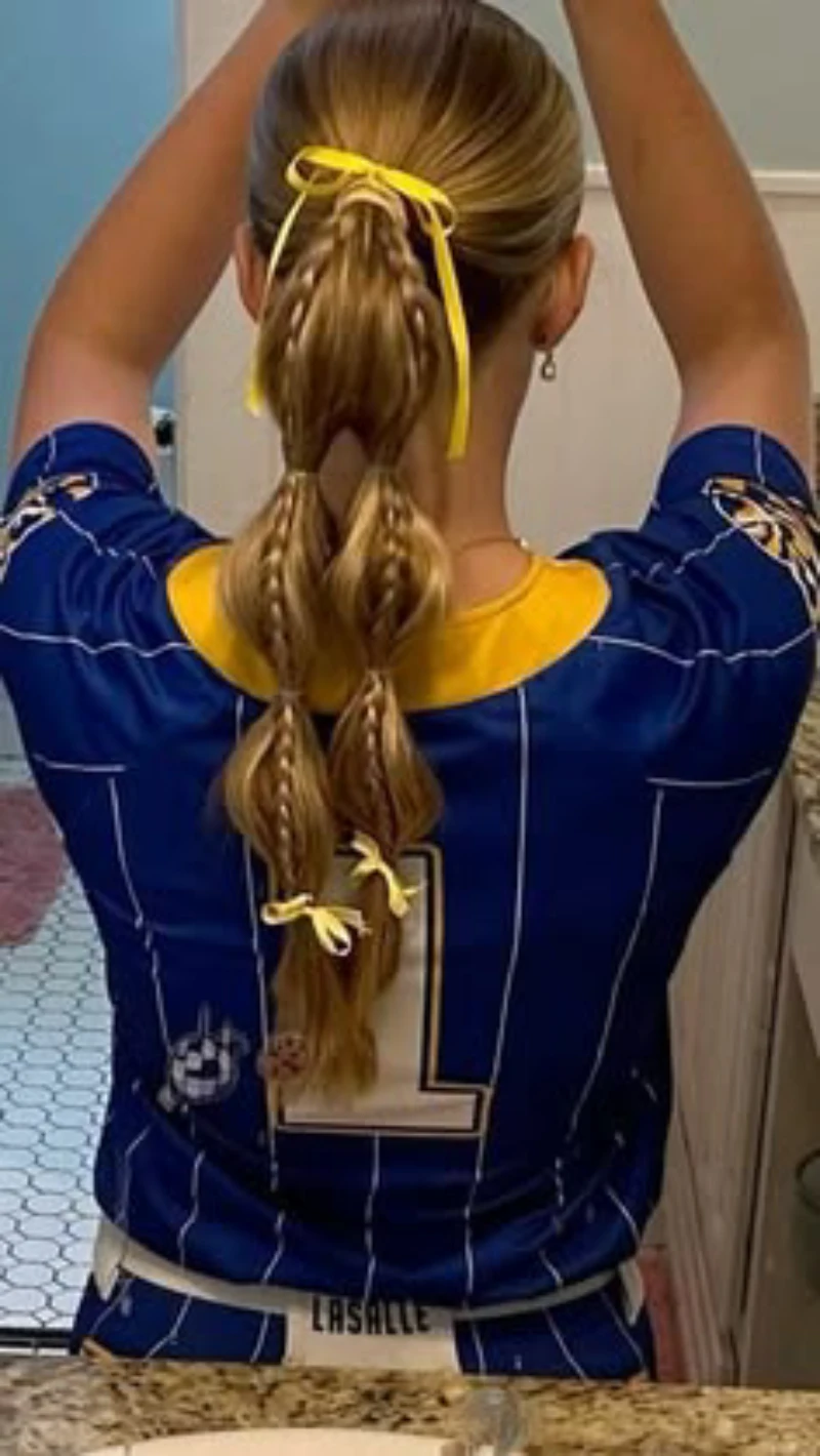Twin Bubble Braid Ponies