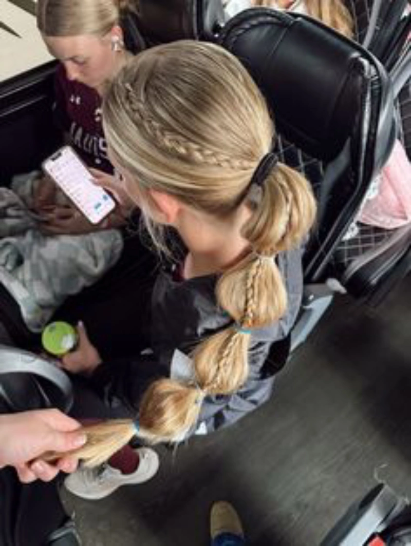 Low Colorful Bubble Braid