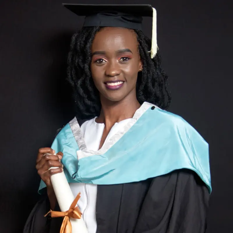 graduation hairstyles with cap