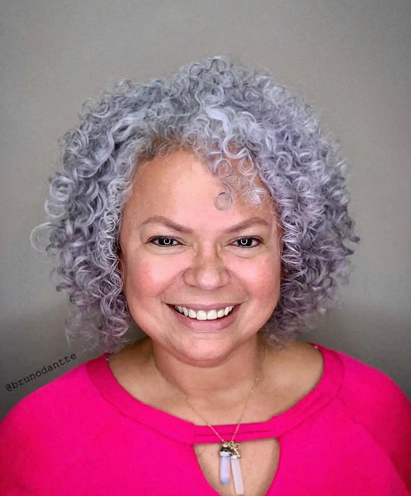 Gray Hairstyle for Women Over 70