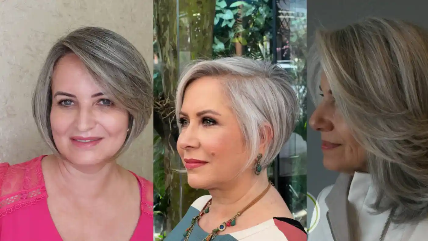 Gray Hairstyles for Women Over 70