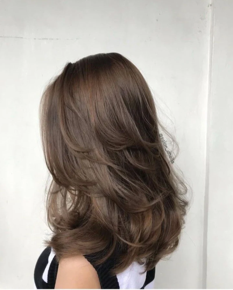 Bouncy Brown Layered Look