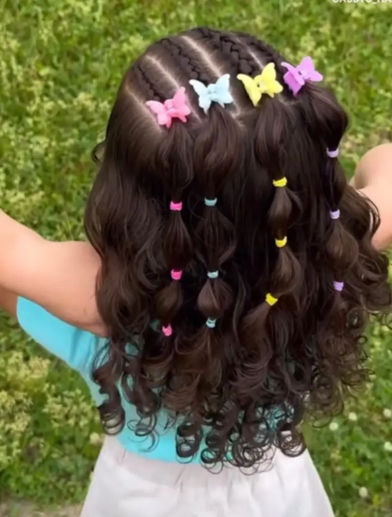 Hairstyles for Curly Hair Kids