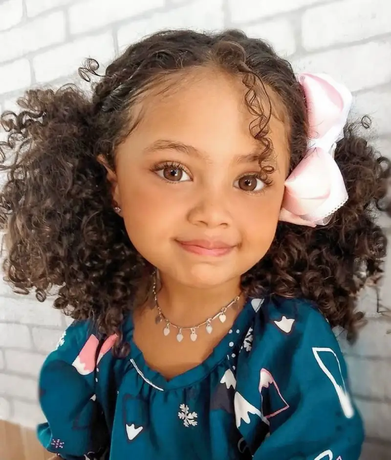 Hairstyles for Curly Hair Kids