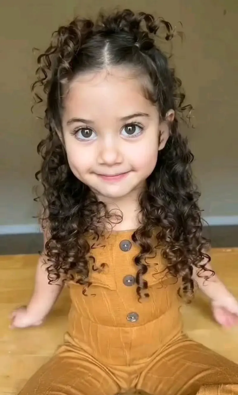 Hairstyles for Curly Hair Kids