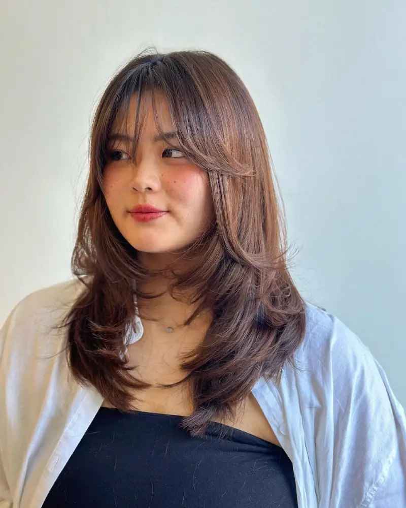 Long Layers and Bangs