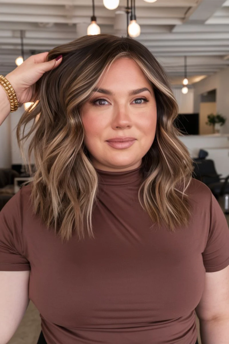 Light Brown Beachy Waves