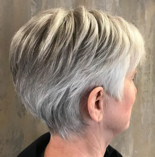 Short Brown Layered Cut