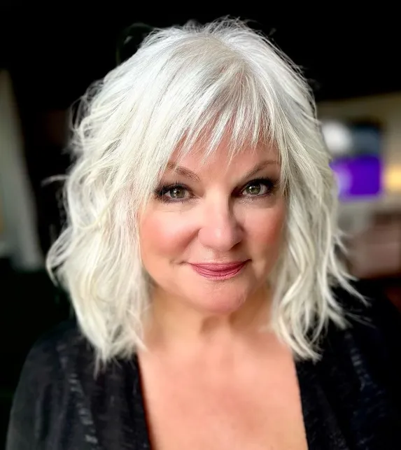 Messy Shaggy White Cut