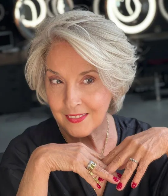 Elegant Swept Back Style