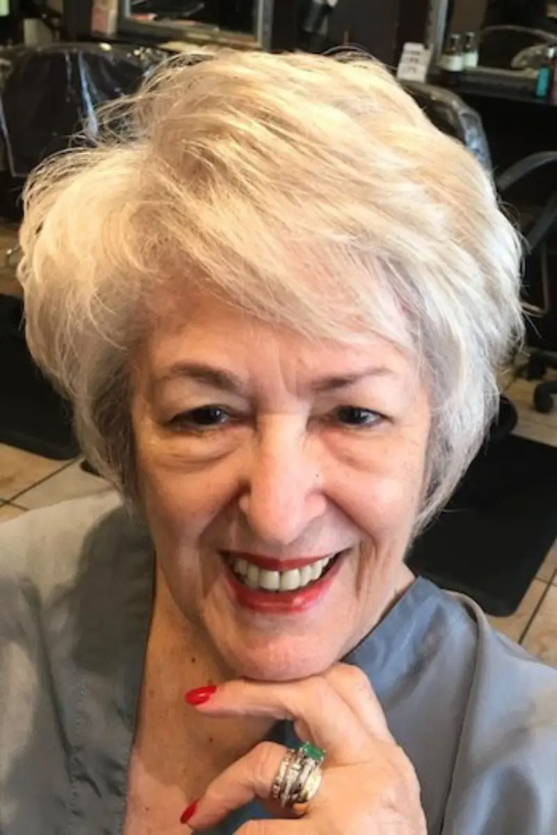 soft short layered haircut