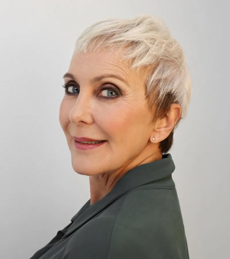 modern pixie cut hairstyle