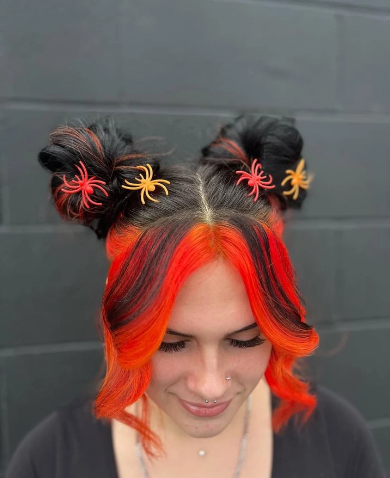 Fire Orange Buns