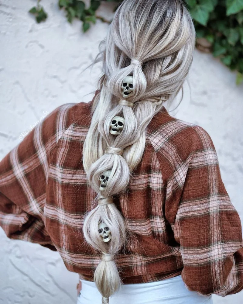 Spooky Skull Braid